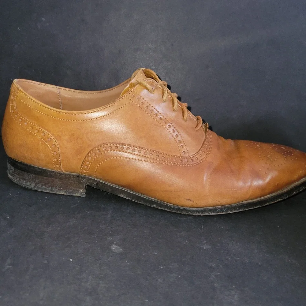 Allen Edmonds Siena Brogue Dress Shoes Men's Size 10.5D Oxford Brown